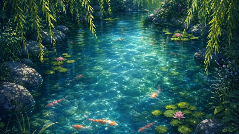 Koi Pond prey world preview